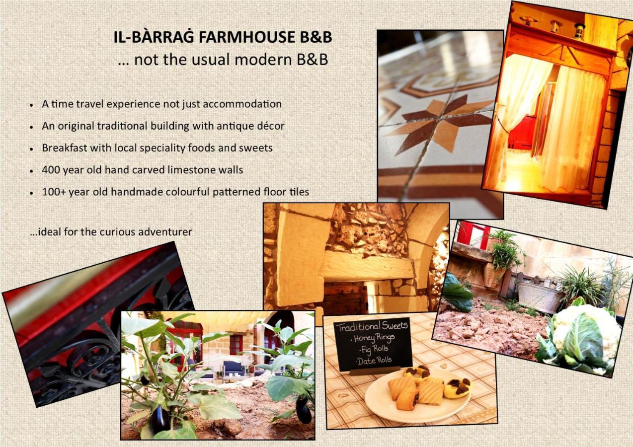 Il-Barrag Farmhouse B&B - Gozo Traditional Hospitality Nadur Exterior foto